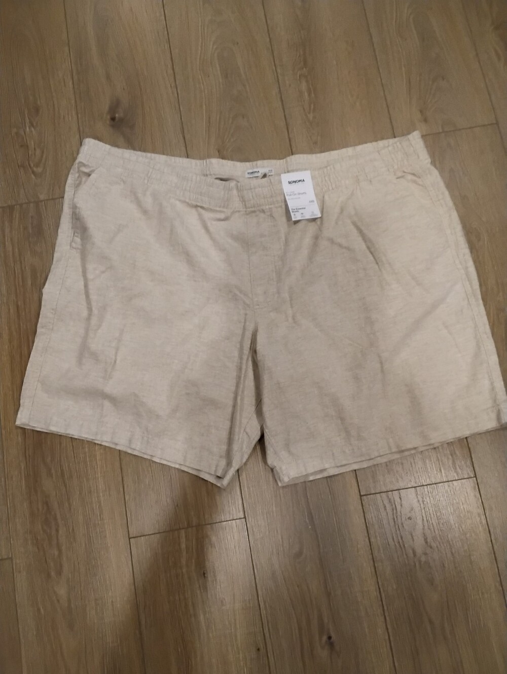 2/$15 NWT Sonoma 4XB Pull-On Shorts Cotton/Linen Firm Price